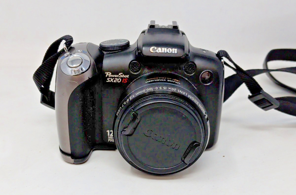 Canon PowerShot SX20 IS 12.1 MP Digital Camera 20x Zoom - FOR PARTS READ